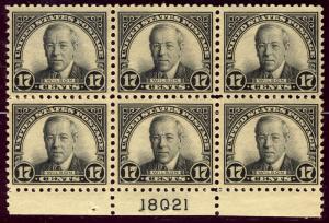 623 VF/XF OG Hr, 5 stamps NH, well centered plate bl..MORE.. pb2208