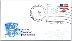 US SPECIAL EVENT COVER BICENTENNIAL SEAGULL STATION AT CORPUS CHRISTI TX 1976 V4