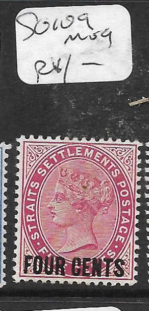 STRAITS SETTLEMENTS (P0805B) QV 4C/5C  SG 109  MOG