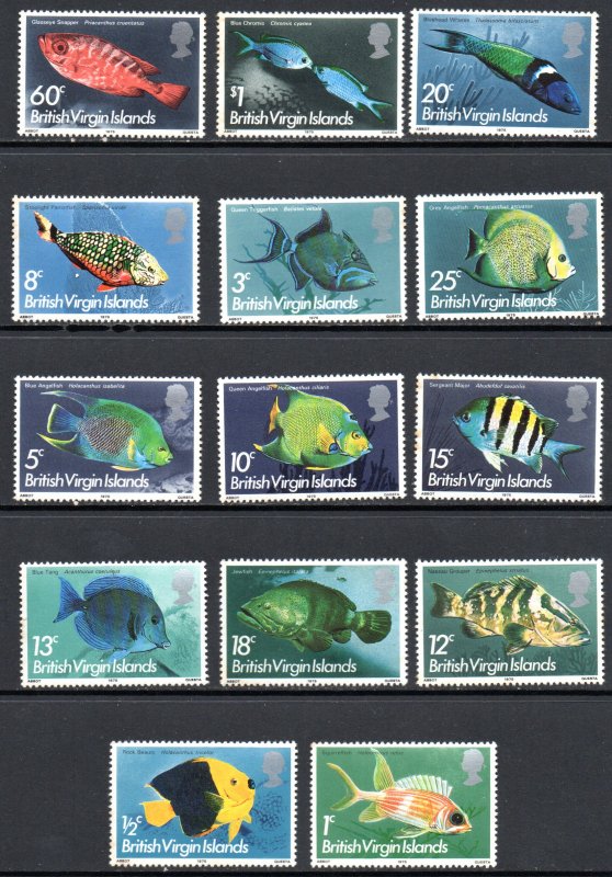 BVI 284-97 MNH SCV $12.10 BIN $7.25 MARINE LIFE