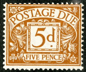 Great Britain Stamps # J7 MNH F-VF Scott Value $45.00