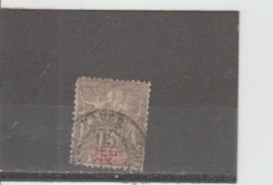 French Sudan  Scott#  10  Used  (1900 Navigation and Commerce)