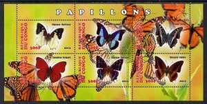 CONGO B. - 2013 - Butterflies #3 - Perf 6v Sheet - Mint Never Hinged