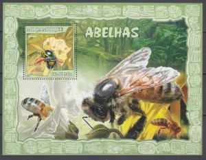 2007 Mozambique 2942/B2015 Insects - Wasp 10,00 €