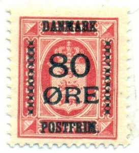 DENMARK #137, Mint Never Hinged, Scott $84.00