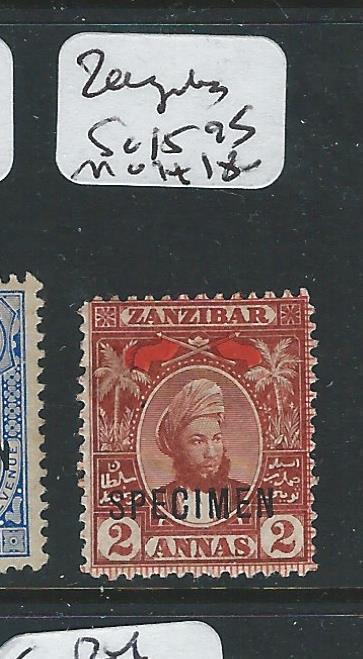 ZANZIBAR (PP3012B) SG 159S 2A  SPECIMEN MOG