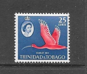BIRDS - TRINIDAD & TOBAGO #97 SCARLET IBIS MNH