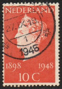 Netherlands Sc #302 Used
