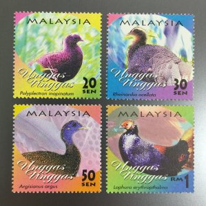 MALAYSIA 2000 Pheasants & Partridges set of 4V MNH SG#908-911 M4443