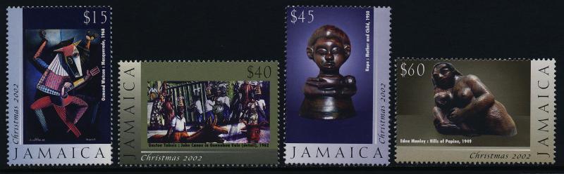 Jamaica 961-4 MNH Christmas, Art, Sculpture