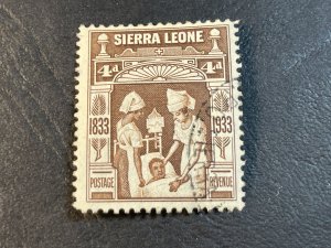 SIERRA LEONE # 158--USED----SINGLE----1933