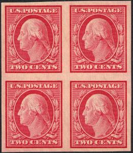 U.S. 344 VF MH Blk/4 (21919) 