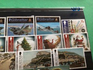 Gibraltar 2012 mint never hinged mixed stamps  sets A15380