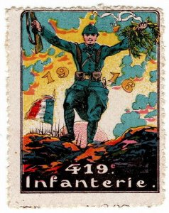 (I.B) France Cinderella : Delandre Label (419th Infantry Regiment)