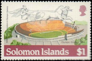 Solomon Islands #530-533, Complete Set(4), 1984, Olympics, Never Hinged