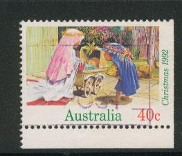 Australia SG 1383 VFU  booklet imperf bottom right