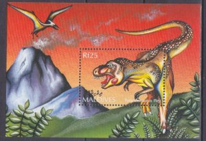 1997 Maldive Islands 2994/B401 Dinosaurs