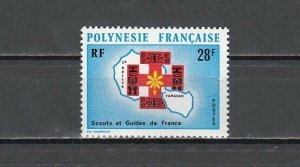 Fr. Polynesia, Scott cat. 272. Scouting Rally issue. LH.
