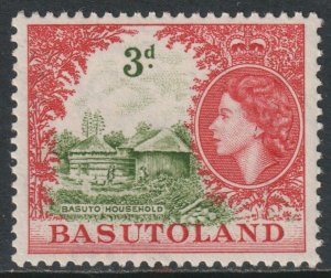 Basutoland Scott 49 - SG46, 1954 Elizabeth II 3d MH*