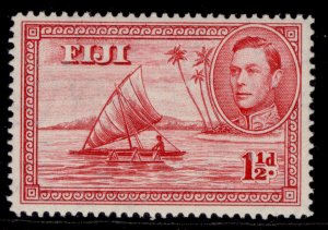 FIJI GVI SG252b, 1½d deep carmine, NH MINT. Cat £32. PERF 14