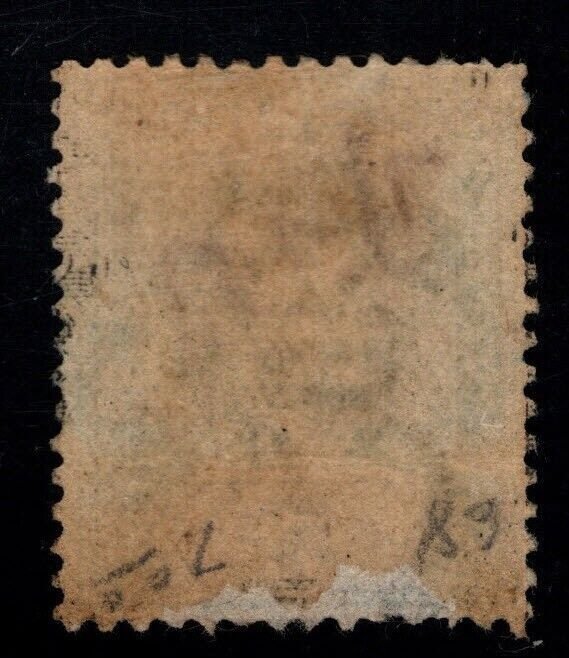 Fiji Scott 68 KEVII 5 Shilling stamp,  Nicely centered face free cancel. CV $170