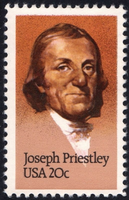 SC#2038 20¢ Joseph Priestley Single (1983) MNH