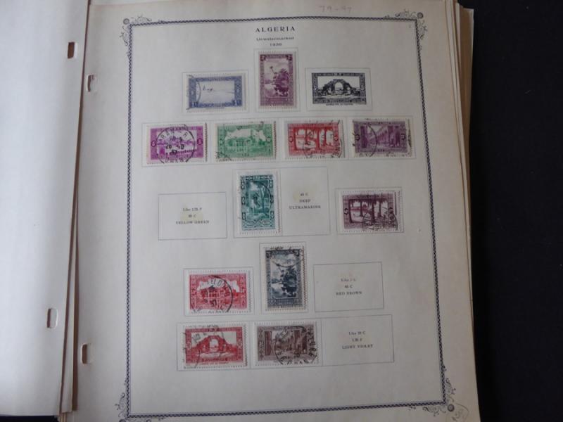 Algeria 1924-1971 Stamp Collection on Scott Specialty Album Pages