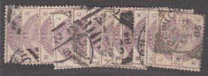 Great Britain #101 Used Wholesale Lot of 12