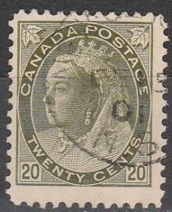 Canada #84   F-VF Used CV $110.00 (S6672)