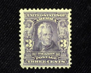 HS&C: Scott #302 Mint F/VF LH US Stamp