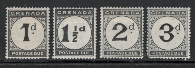 Grenada 1921 Postage Due Scott # J11 - J14 MH