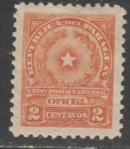 Paraguay   O86    (N*)   1913    Oficial Post