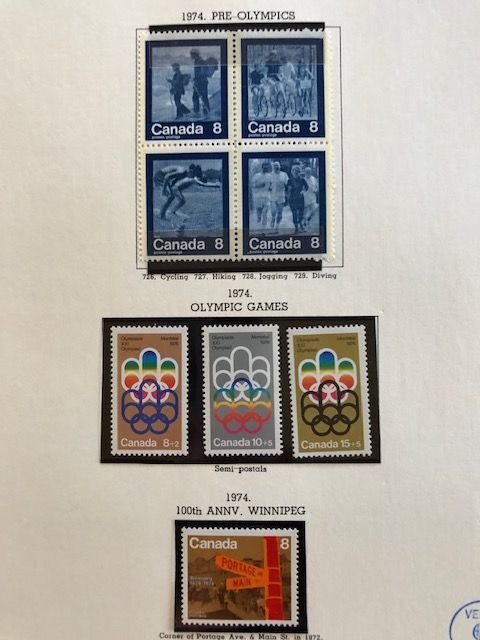 Canada Album Pages with over 350 (OGNH) Different from1970s - See scans