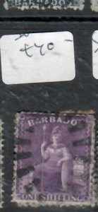 BARBADOS  BRITANNIA     SG 72    VFU    P0309H