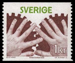 Sweden - Scott 1184 - Mint-Never-Hinged - Toning