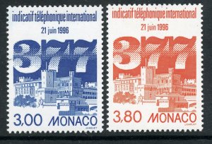 Monaco # 2001-2, Mint Never Hinge.