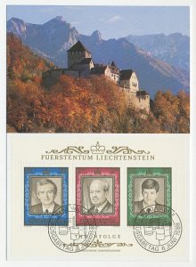 Maximum card Liechtenstein 1988 Royal House Liechtenstein