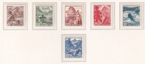 Switzerland   #316-321  MNH 1948 views