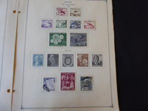 Chile 1949-1980 Mint/Used Stamp Collection on Album Pages