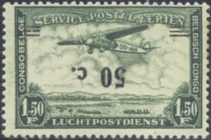 Belgian Congo Scott #'s C17a MH