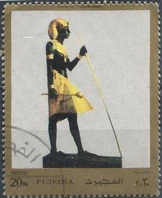 Fujeira (used cto) 20d Tutankhamen: statue (1972)
