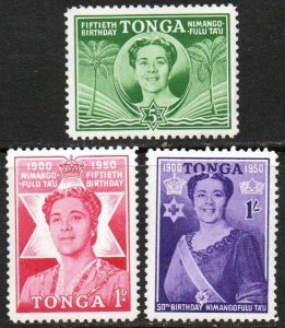 Tonga Sc #91-93 Mint Hinged