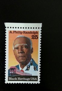 1988 25c A. Philip Randolph, Civil Rights Scott 2402 Mint F/VF NH