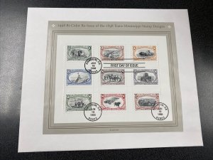 FDC 3209 Trans- Mississippi 1c - $2 Souvenir Sheet First Day Of Issue 1998