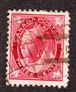 CANADA, Scott # 69, used, 2013 CAT = $ 1.00 Lot 200553 -01