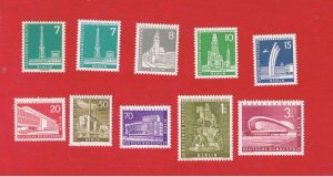 Germany-Berlin  # 9N122 /136   MVFLH OG   Occupation Stamps  Free S/H