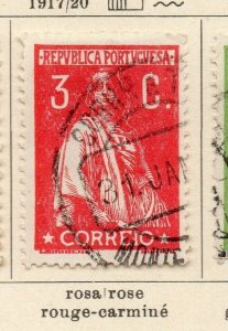 Portugal 1917-20 Early Issue Fine Used 3c. NW-178050