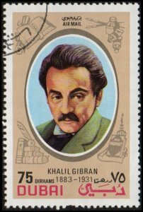 Dubai C61 - Cto - 75d Khalil Gibran (1972)