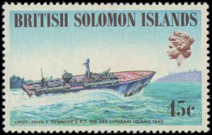 Solomon Islands #268-271, Complete Set(4), 1974, Ships, Never Hinged