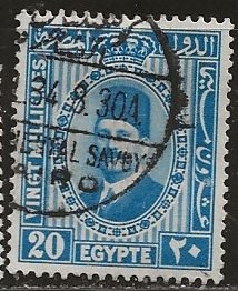 Egypt  ||  Scott # 143 - Used